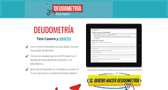 Desktop Screenshot of porfinlibrededeudas.com