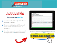 Tablet Screenshot of porfinlibrededeudas.com